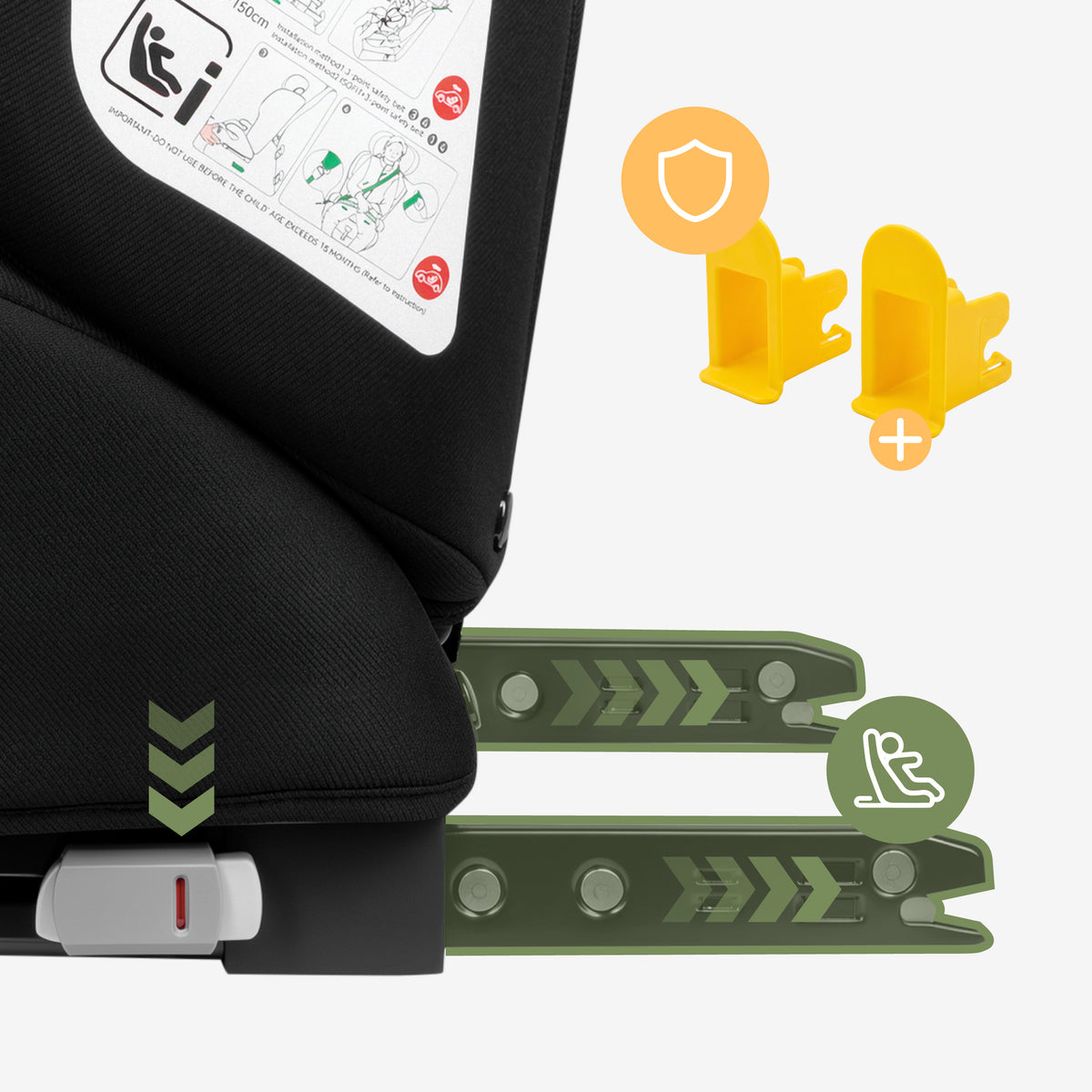Dětská autosedačka Tulano 76-150 cm Zooma 45 Green I-Size